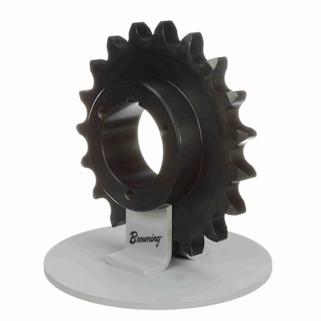 Browning Steel Bushed Bore Roller Chain Sprocket, H100Q19 H100Q19